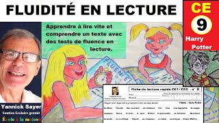 Fluidité en lecture ce1 – ce2  Harry Potter  9 [upl. by Washko467]