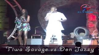 FlytimeTVTiwa Savage amp Don Jazzy perform quotWithout My Heartquot at the 9ice Bashorun Gaa Versus Concert [upl. by Feetal]