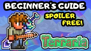 Complete SPOILER FREE Beginners Progression Guide 2024 for Terraria [upl. by Nylirek]