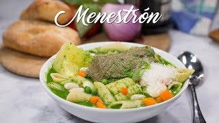 Receta de Sopa Menestrón Peruana [upl. by Neih835]