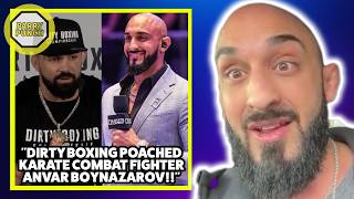 President Awesome Tells All About Dirty Boxing Poaching Anvar Boynazarov From Karate Combat Part 1 [upl. by Annasoh501]