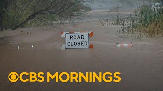 Southern California hit with rain mudslides as dangerous systems slams state [upl. by Tray]