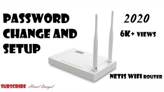 how to change password of new netis adsl wifi router easily  2020 Using Mobile Phone [upl. by Rolyt61]