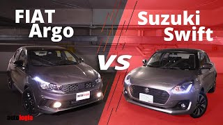 Fiat Argo vs Suzuki Swift  Comparativa [upl. by Delmar310]