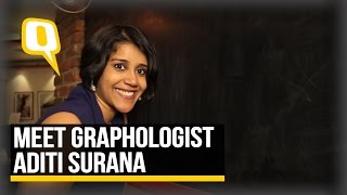 The Quint Watch Graphologist Aditi Surana Analyse Handwriting [upl. by Willis]