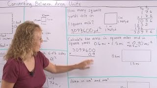 Introduction to conversions between units of area [upl. by Noitna]