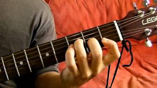 C G Am F Guitar Chord Progression Demonstration [upl. by Candra]