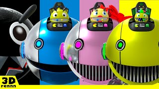 Pacman Adventures Compilation 2  ROBOT BOSS FIGHT [upl. by Arot]