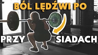 CZĘSTY BŁĄD który powoduje BÓL PLECÓW PO PRZYSIADACH [upl. by Guglielma]