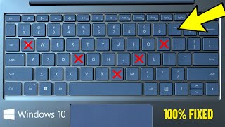 Fix Some keys on Laptop Keyboard Not Working in Windows 10  Solve keyboard keys Wont typing ⌨️ ✅ [upl. by Iruj148]