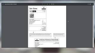 How to Print a Shipping Label from Royal Mail Desktop  ZSB Series Printer [upl. by Aikahc464]