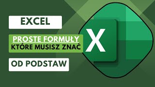 21 prostych formuł które musisz znać SUMA ŚREDNIA MIN MAX ZAOKR 🧐  Excel od podstaw cz 16 [upl. by Norrie]