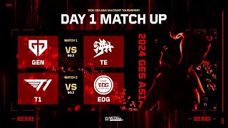 GES ASIA VALORANT TOURNAMENT DAY 1 [upl. by Otxis]