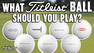 Ultimate Titleist Golf Ball Comparison  Testing Spin on Wedge Shots [upl. by Hsatan]