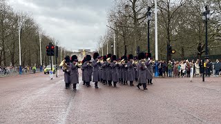 Band of the Coldstream Guards marching down the mall  18224 [upl. by Odell653]