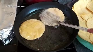 Tostadas De Carne Deshebrada Y Guacamole Muy Ricas [upl. by Euhc]