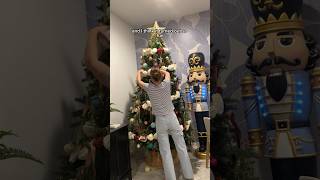 making a giant popcorn garland out of spray foam diychristmasdecor [upl. by Weywadt]