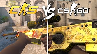 ALL AWP SKINS  CS2 vs CSGO [upl. by Senior]