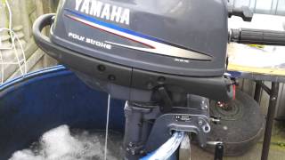 2008 Yamaha F4 hp outboard motor 4stroke  4SUW [upl. by Atiniuq]