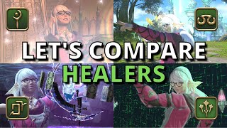 FFXIV Healer Comparison EasyHard StrongWeak Intense [upl. by Mungam]