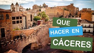 LUGARES Y CURIOSIDADES PARA VISITAR EN CÁCERES [upl. by Crellen]