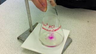 Titration using phenolphthalein [upl. by Issor]