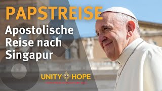 Apostolische Reise von Papst Franziskus nach Singapur  12092024 [upl. by Blackstock]