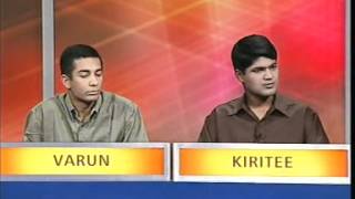 University Challenge India IIT Kanpur v CEG Chennai [upl. by Anoblav]