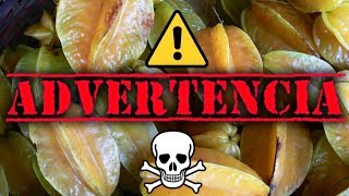 ⚠ ADVERTENCIA ☠ Averrhoa carambola fruto en forma de estrella fruta de estrella tapio [upl. by Banwell]