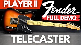 Fender PLAYER II Telecaster FULL DEMO [upl. by Norraa]