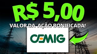 Bonificação CEMIG 2024 CMIG4 e CMIG3 DATAS VALORES e PREÇO MÉDIO [upl. by Nolos]