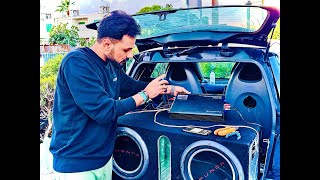 How to install amplifier and subwoofers 4 channel amplifier how to install in car with RCA cable [upl. by Neddie326]