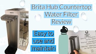 Brita Hub Countertop Water Filter Review Filter Data in Description waterfilters review Brita [upl. by Vescuso]