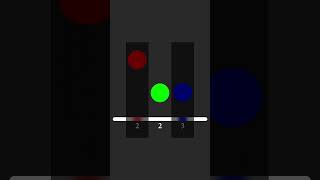 345 Polyrhythm with Perfectly Elastic Bouncing Balls music math polyrhythm [upl. by Petigny379]