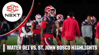 Mater Dei CA vs St John Bosco CA  SC Next Showcase [upl. by Dominga]