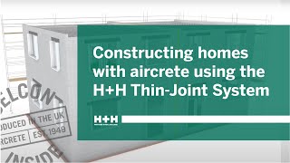 Constructing homes with aircrete using the HH ThinJoint System [upl. by Bendicty]