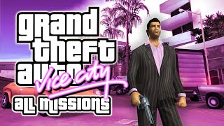 GTA VICE CITY All Missions  Full Game Walkthrough 4K 60fps No Commentary [upl. by Dnomhcir203]