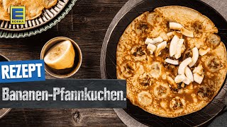 BananenPfannkuchen  Leckeres Pfannkuchen Rezept [upl. by Adnac]