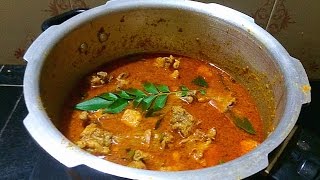 Easy and Perfect Chicken Curry in Pressure Cooker കുക്കർ കോഴി കറി [upl. by Burnley]