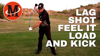 Lag Shot Feel It Load And Kick  Lag Shot Golf Training Aid [upl. by Ennasil]