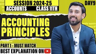 Accounting Principles  Class 11  Accountancy  Chapter 3  Part 1 [upl. by Jenkel497]