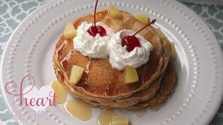 Pineapple Upside Down Pancakes from Scratch  I Heart Recipes [upl. by Pylle]