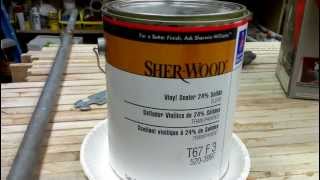 Sealing MDF With SHERWOOD Vinyl Sealer [upl. by Hueston]