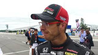 Sebastien Bourdais after ABC Supply 500 at Pocono Raceway [upl. by Fredrick]