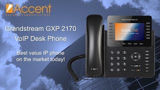 Grandstream GXP2170 Review  Best Value IP Phone Today [upl. by Aisatna749]