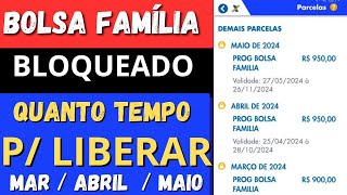 ⚠️ BOLSA FAMÍLIA BLOQUEADO MARÇO ABRIL MAIO QUANTO TEMPO DEMORA PRA LIBERAR [upl. by Nimesh]