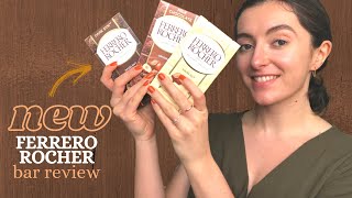 NEW Ferrero Rocher chocolate bars review  are these worth the price [upl. by Shae159]