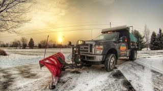 Snowplowing F550 North Jersey [upl. by Jaehne]