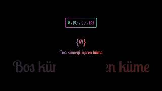 ✨ quotBoş Kümequot manim maths mathematics matematik mimesis animation [upl. by Tshombe]