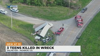 3 teens dead in Monroe County Illinois crash [upl. by Chilton]